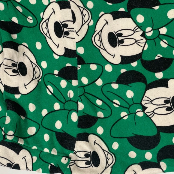 LulaRoe Disney TC Green Minnie Mouse Leggings—All LulaRoe Buy 2, get 1 Free - Picture 2 of 2